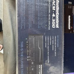 Brand New Audio Control ACM-4.300 COMPACT 4-CHANNEL MICRO AMPLIFIER AMP 50W RMS x 4 @ 4-OHM