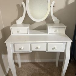 Pending…**Free** Small White Vanity 