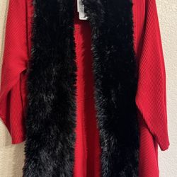 Laura Michelle faux for cardigan brand new with tags size 2