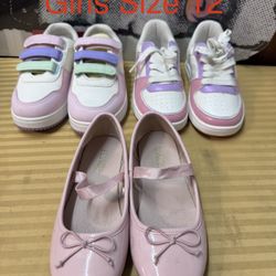 Girls Rainbow Shoes Size 12 - $15 Each