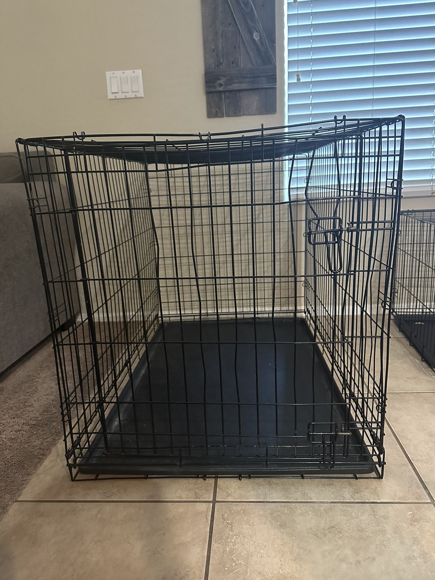 Large Collapsible Wire Dog Crate