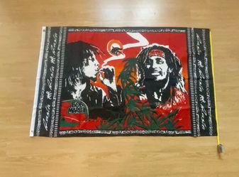 Bob Marley Rasta Flag – 3 ft – Great Condition