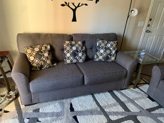 Grey couches