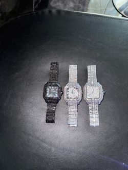 Iced out men’s designer watches
