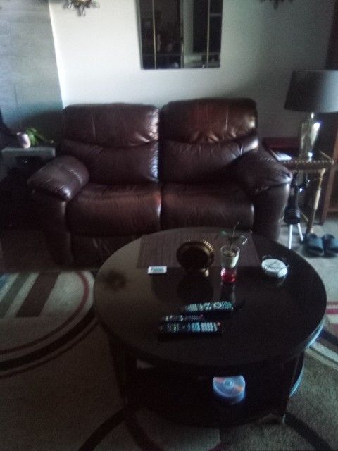 Reclining Couch And Table