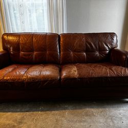 Natuzzi Leather Sofa