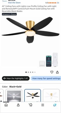 Ceiling fan light new $45