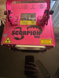 Chaucer DJ Scorpion dual FAT BEAM aerial effect laser