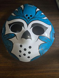 San Jose Sharks "Los Tiburones" Luchador Goalie Mask