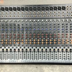 Behringer SX3242FX Eurodesk 32 Channel Mixer Input Studio Live Mixing Audio Sound Music Musical Effects Console Soundboard Multitrack Recording 