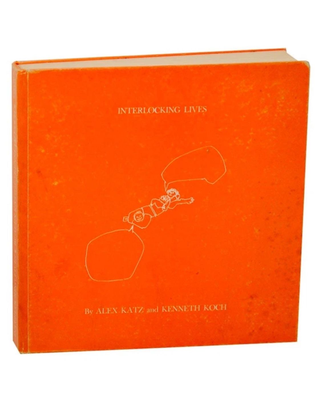 Alex KATZ Kenneth Koch / INTERLOCKING LIVES 1st Ed. 1970 Great Shape! ART BOOK