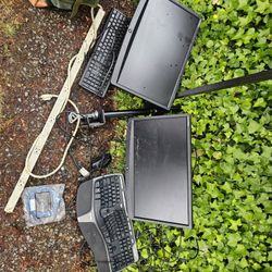 Computer Monitors, Keyboards, And Mouse