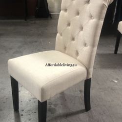 Ivory Dining Chairs Set Of 2 Brand New In Box 