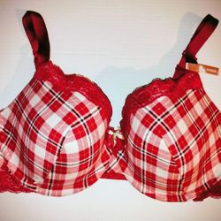 Cotton Blend Underwire Bra Ambrielle Organic Cotton Demi 42DD 