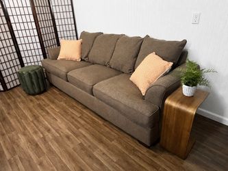 Ashley Furniture brown 3-seat sofa/couch FREE DELIVERY!!! $350 OBO