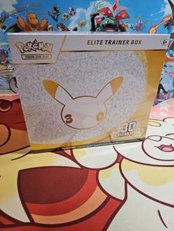 ✨️ Pokemon 30th ETBs, Bundles, Tech Sticker Sets, ex Box Set, Tin Sets, Mini tin complete, Knockouts