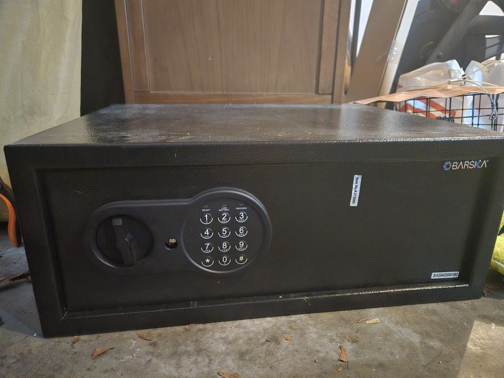 Barska Digital Keypad Home & Office Steel Security Safe Lock Box with ...