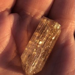 Beautiful 20 TCW Imperial Topaz Brazil Ouro Preto Crystal Rough Loose M