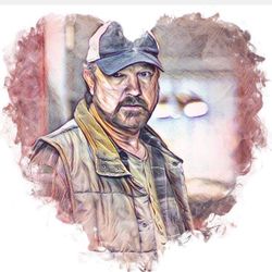 SUPERNATURAL BOBBY SINGER LOVE ART PRINT 