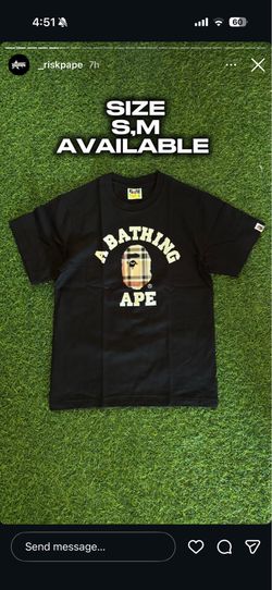 Burberry bape tee