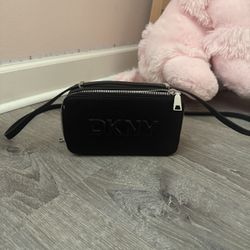 Brand New DKNY Black Leather Handbag – Authentic with Tags – Classic & Chic