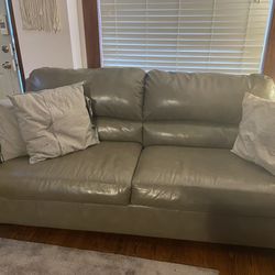 Macy’s Leather Couch