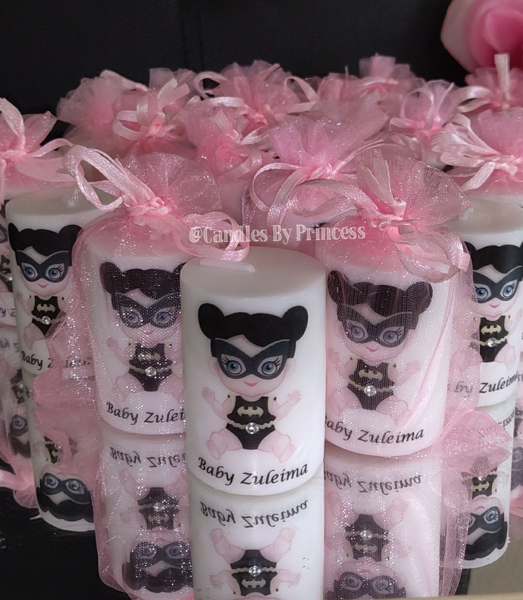 “Batgirl theme” Baby Shower Favors or Birthday Favors