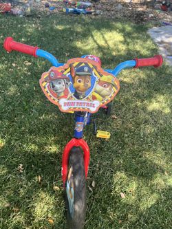 Paw Patrol Toddler Bike With Training Wheels