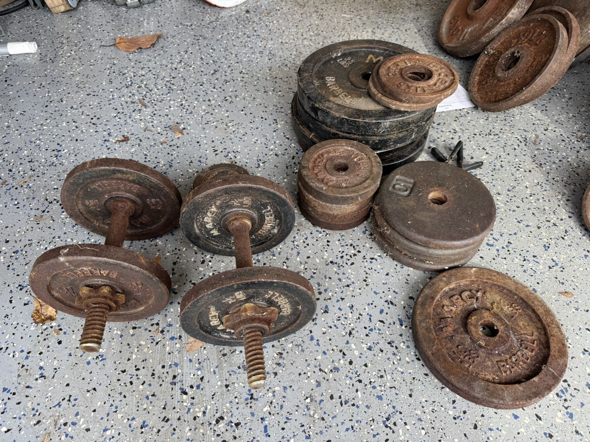 Excel Weights, Dumbbells, Curl Bar