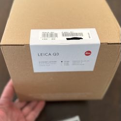 Leica Q3 BNIB unopened