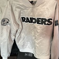 NFL Raiders jacket silver size 2X