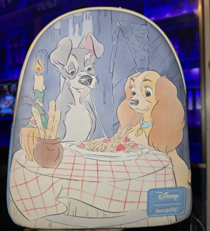 Loungefly Disney Lady And The Tramp Mini Backpack 