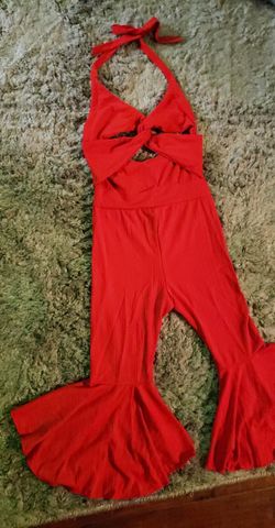 Red knot romper