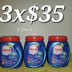 3 Persil 42pacs