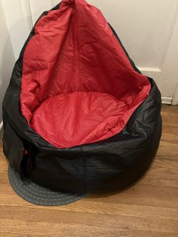 Red And Black Beanbag Chair
