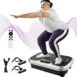 Vibration Plate Exercise Machine Lymphatic Drainage Platform Whole Body Shaker w