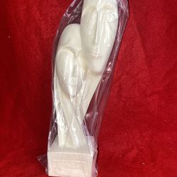 Vintage 9.25 Inch Greek Alabaster Cycladic (Devotion) Statue Imported From Greece (3 available)