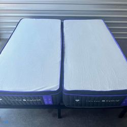 LIKE NEW - Split King - Nectar Premier Hybrid cooling Mattress