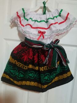 Bestido 5 de mayo fiestas patrias