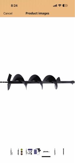 DYRABREST Auger Drill Bit 6 inch Garden Plant Flower Bulb Auger Spiral Hole Drill for Post Holes Replacement Earth Digger Planting Drill 41 20$