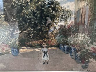 Framed Monet wall art