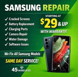 Samsung Repair - Same Day Service