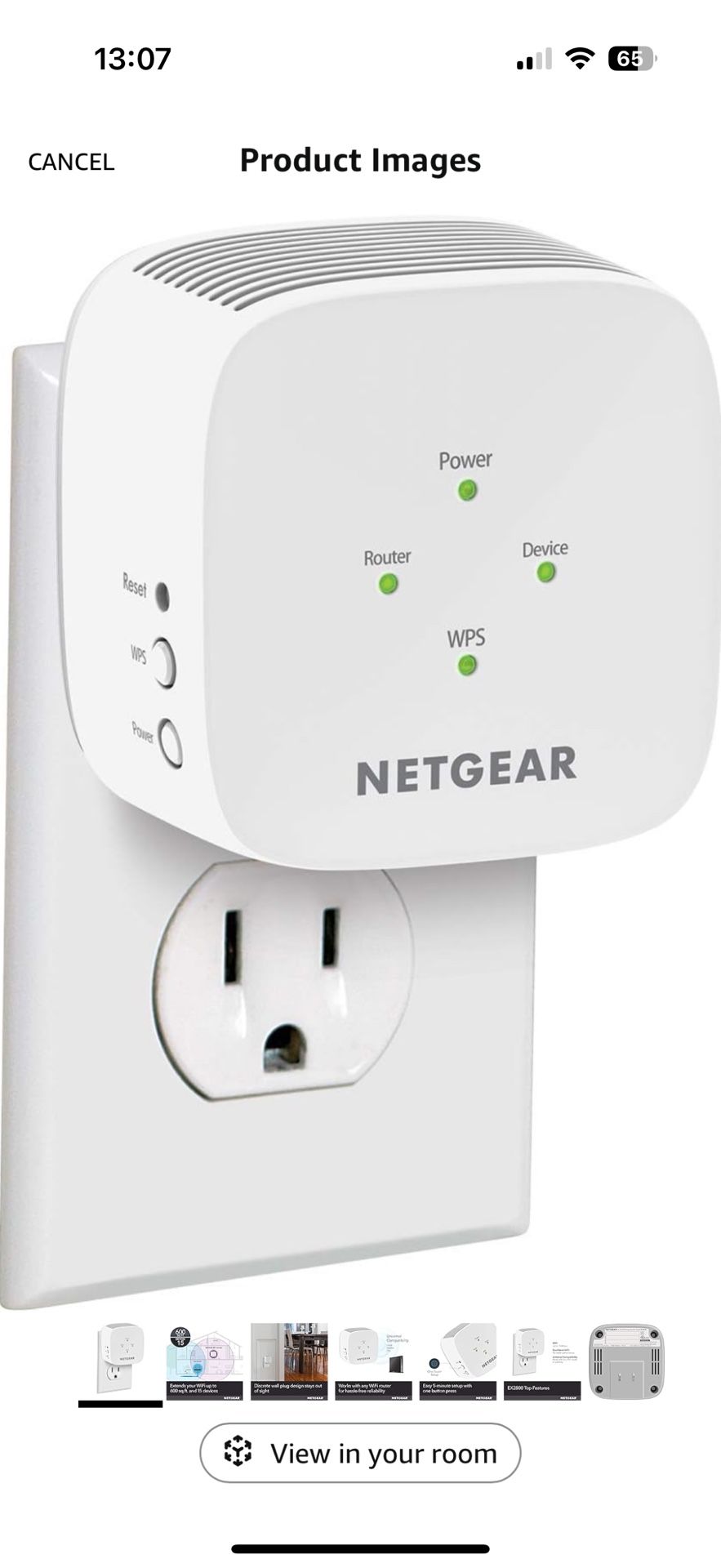 Qty 2 NETGEAR WiFi Range Extender EX2800 - Coverage up to 600 sq.ft.