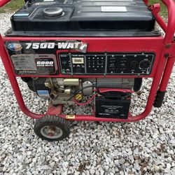 7500 Watt Generator Electric Start 