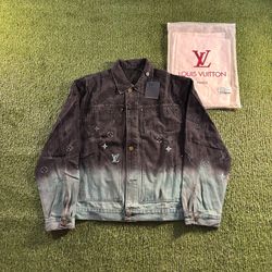 LV Denim Coat (Size Large)