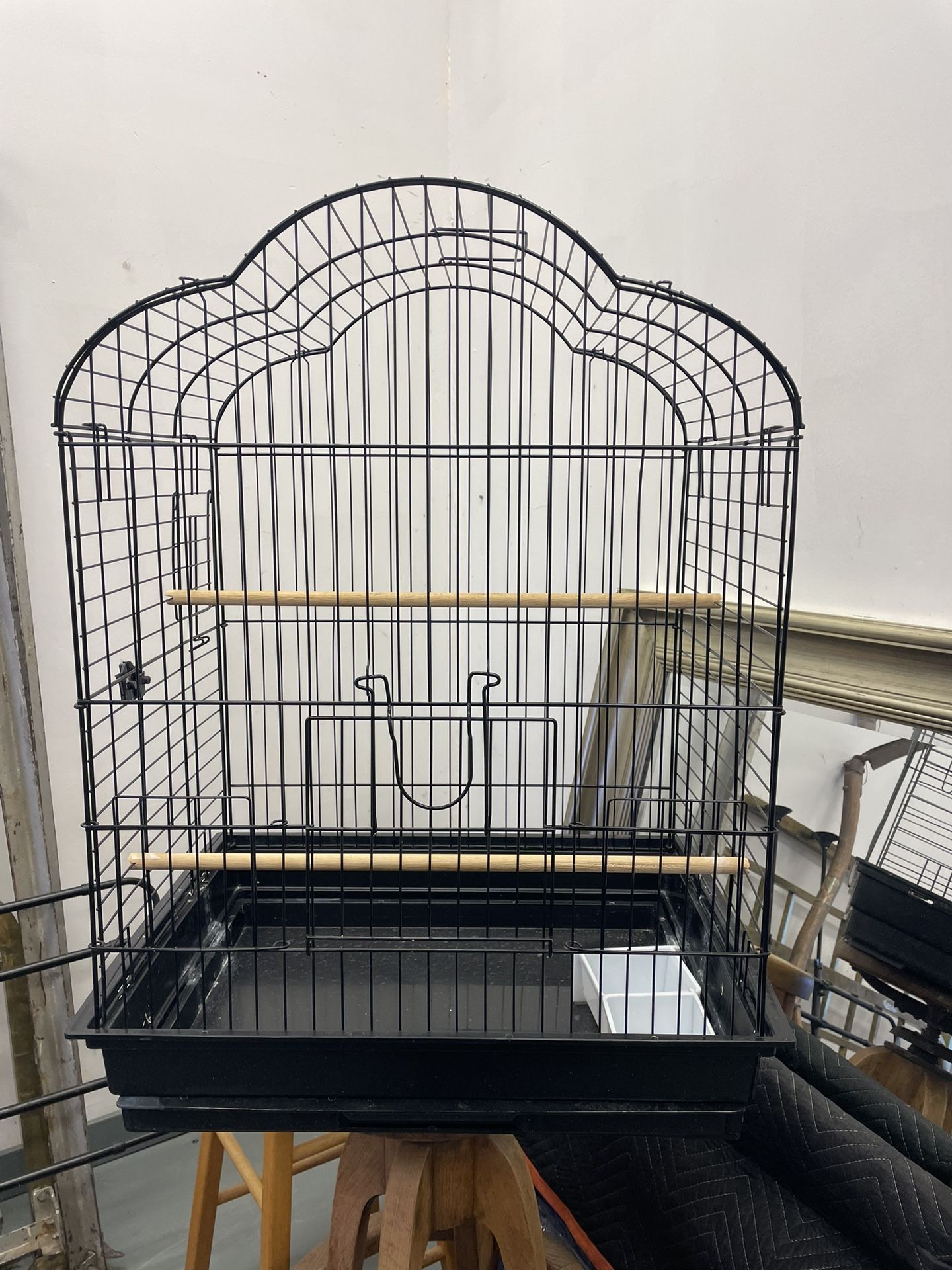 Wire Bird Cage Multiple Access Doors, 2 Perches SEATTLE 98116