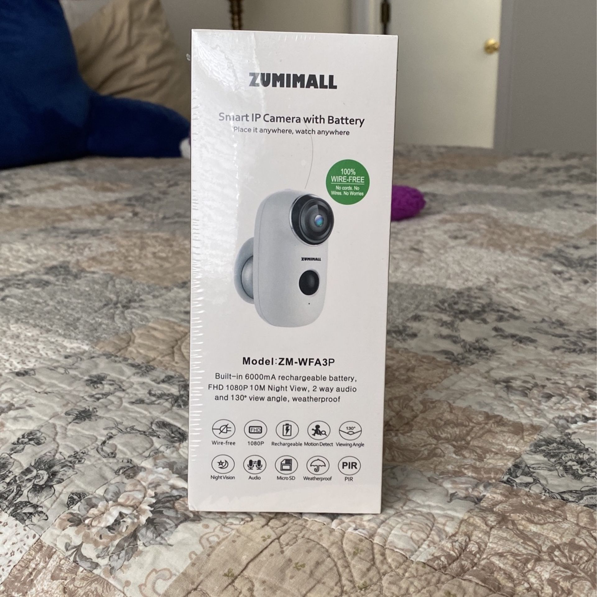 Zunimall IP Camera With Battery