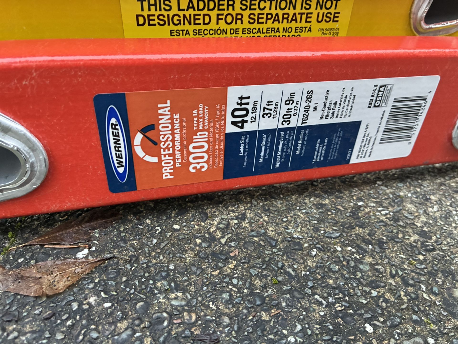 Werner 40’ Exstention Ladder