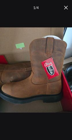 Justin work boots size 12 EE