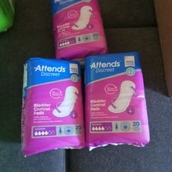 Attend Discreet Blaader Control Pad  2 For 5$